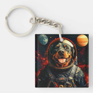 Rottweiler Erkundung Schlüsselanhänger