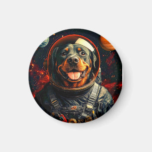 Rottweiler Explores Magnet