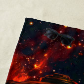 Rottweiler Explores Strandtuch (Beispiel)