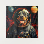Rottweiler Explores Wandteppich (Vorderseite)