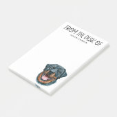 Rottweiler-Fan Post-it Klebezettel (angewinkelt)