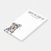Rottweiler-Fan Post-it Klebezettel (angewinkelt)