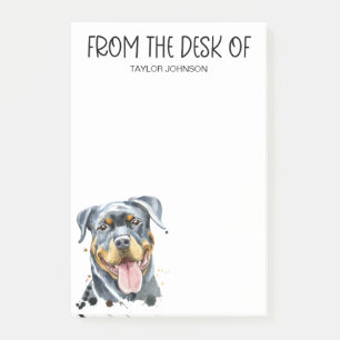 Rottweiler-Fan Post-it Klebezettel
