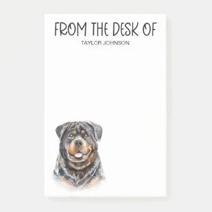 Rottweiler-Fan Post-it Klebezettel