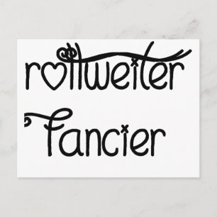 Rottweiler Fantasy Postkarte