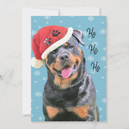 Rottweiler Feiertagskarte