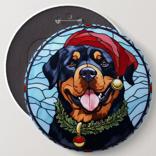 Rottweiler Festgläserweihe Button (Vorne & Hinten)