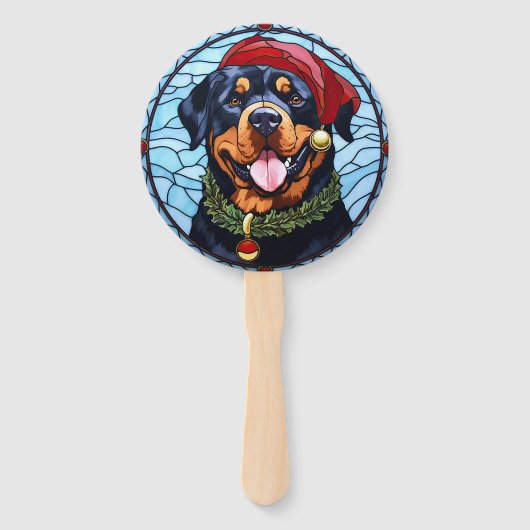 Rottweiler Festgläserweihe Fächer (Rückseite)