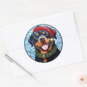 Rottweiler Festgläserweihe Runder Aufkleber (Umschlag)