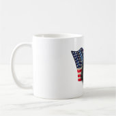 Rottweiler-Flagge Kaffeetasse (Links)