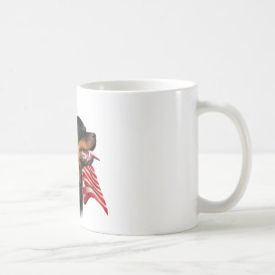 Rottweiler-Flagge Kaffeetasse