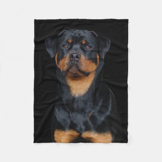 Rottweiler   fleecedecke (Vorderseite)