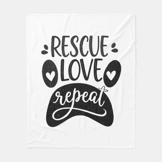 Rottweiler Fleecedecke (Vorderseite)