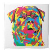 Rottweiler Fliese (Vorderseite)