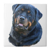 Rottweiler Fliese (Vorderseite)