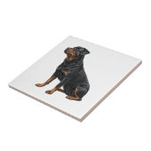 Rottweiler Fliese (Seite)