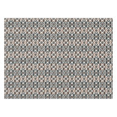 Rottweiler Floral Geometric Pattern Tischdecke (Vorderseite (Horizontal))