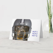 Rottweiler Football Hund Geburtstagkarte Karte (Vorderseite)