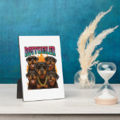 Rottweiler Fotoplatte (Seite)