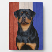 Rottweiler Fotoplatte (Vorderseite)