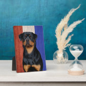 Rottweiler Fotoplatte (Seite)