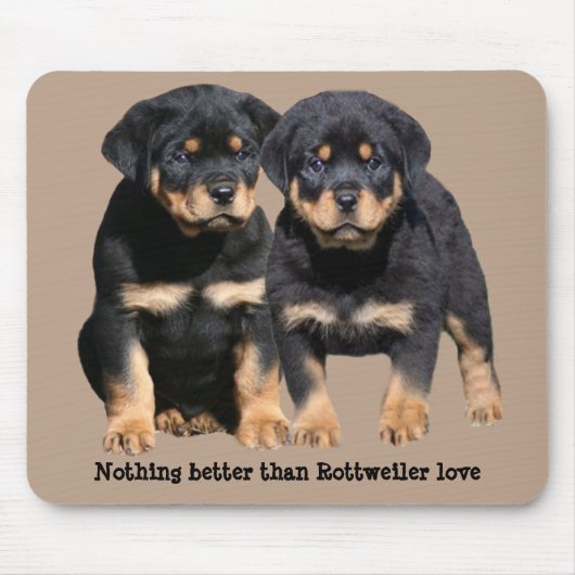 Rottweiler Freunde Mousepad (Vorne)