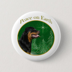 Rottweiler Frieden Button