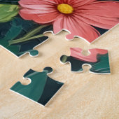 Rottweiler Frühlingsgarten Blumen Hund Puzzle (Seite)