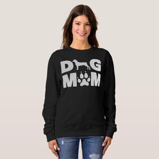 Rottweiler für Hunde Mama Mutter Sweatshirt (Vorne ganz)
