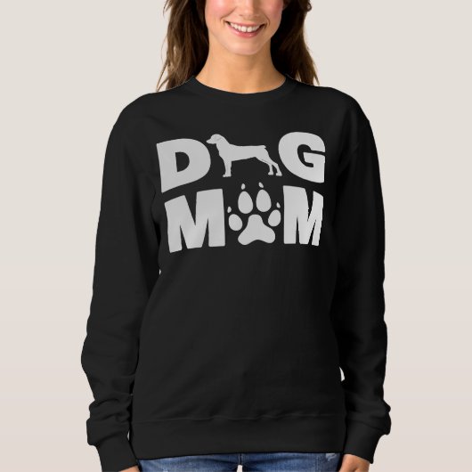 Rottweiler für Hunde Mama Mutter Sweatshirt (Vorderseite)