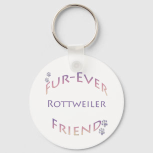 Rottweiler Furever Friend Schlüsselanhänger