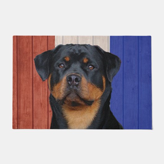 Rottweiler fußmatte (Vorderseite)
