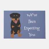 Rottweiler Fußmatte (Vorderseite)