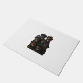 Rottweiler Fußmatte (Schrägansicht)