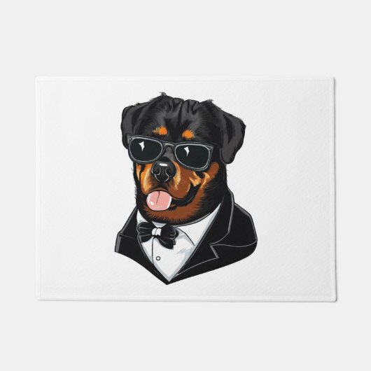 Rottweiler Fußmatte (Vorderseite)