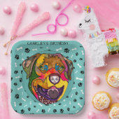 Rottweiler-Geburtstags-Teller Pappteller (Party)