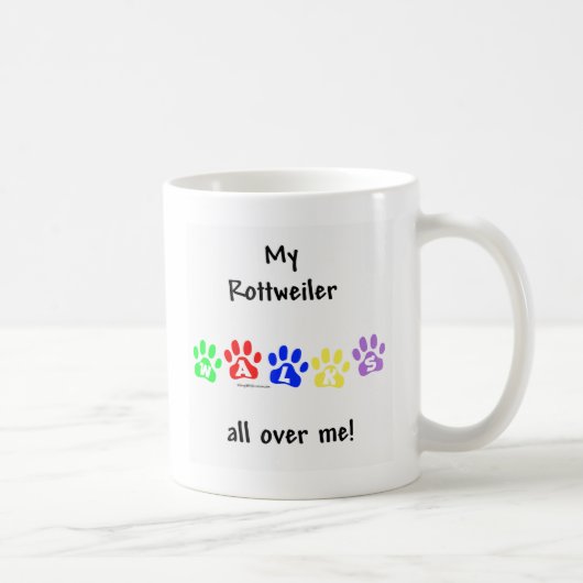 Rottweiler geht durch mich kaffeetasse (Rechts)