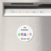 Rottweiler geht durch mich - Magnet (In Situ (Geschirrspüler))