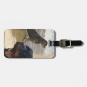 Rottweiler Gepäckanhänger (Vorderseite horizontal)