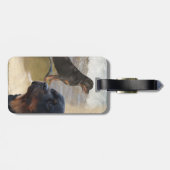 Rottweiler Gepäckanhänger (Rückseite horizontal)