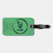 Rottweiler Gepäckanhänger (Rückseite horizontal)