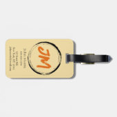 Rottweiler Gepäckanhänger (Rückseite horizontal)