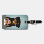 Rottweiler Gepäckmarken Gepäckanhänger (Vorderseite horizontal)
