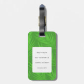 Rottweiler Gepäckmarken Gepäckanhänger (Rückseite vertikal)