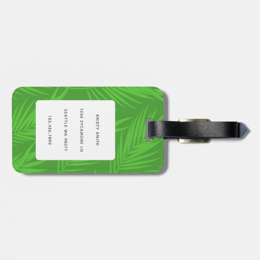 Rottweiler Gepäckmarken Gepäckanhänger (Rückseite horizontal)