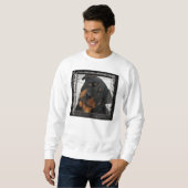 rottweiler-gerahmt sweatshirt (Vorne ganz)