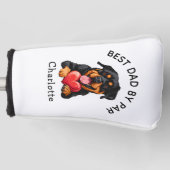 Rottweiler-Geschenk Golf Headcover (Vorderseite)