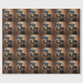 Rottweiler Geschenkpapier (Flach)