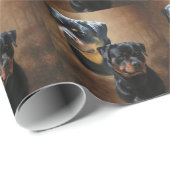 Rottweiler Geschenkpapier (Rolleneckpunkt)
