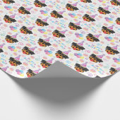 Rottweiler-Geschenkpapier Geschenkpapier (Ecke)